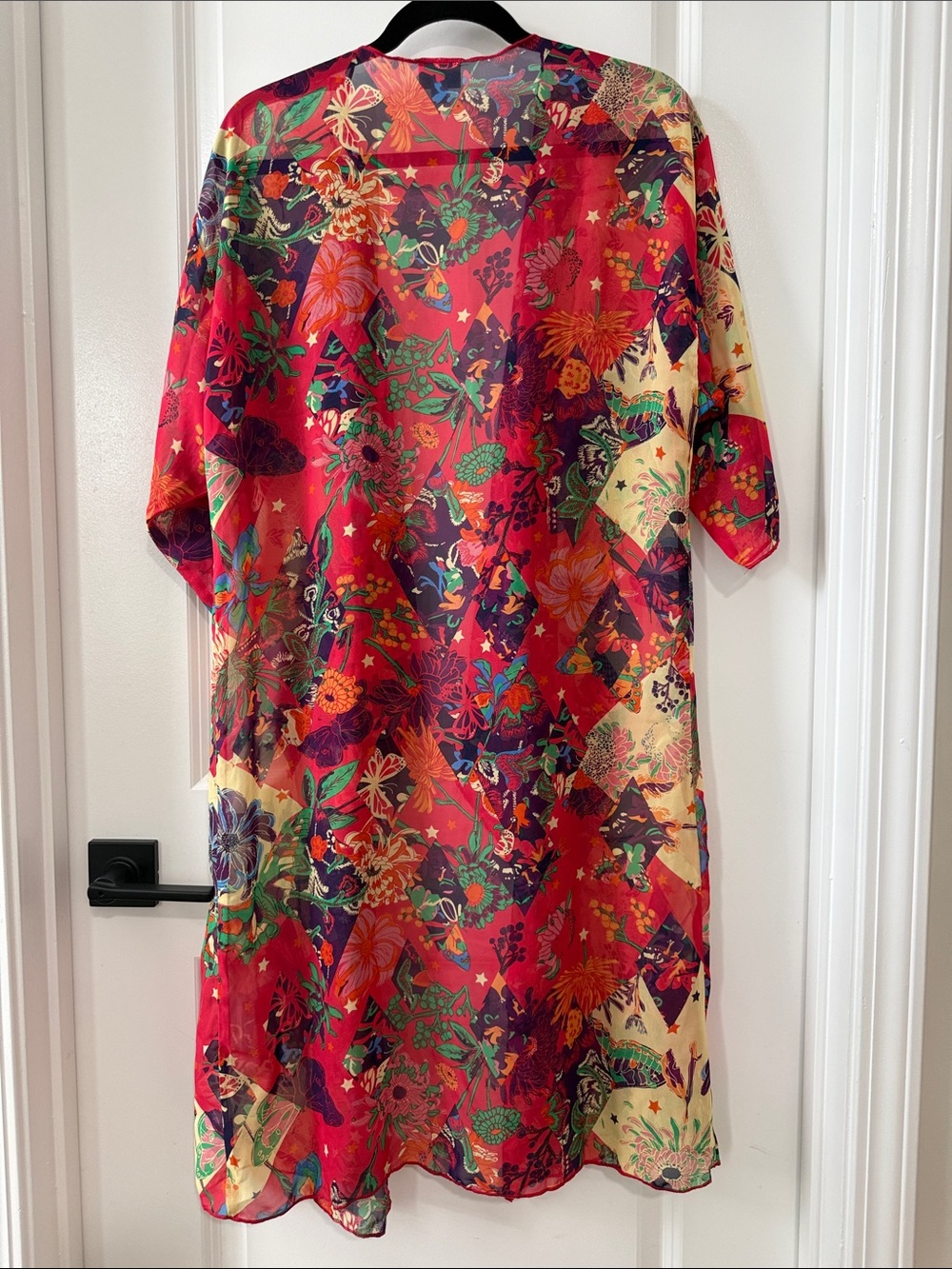 LuLaRoe Shirley Patchwork Kimono - Picture 3 of 3